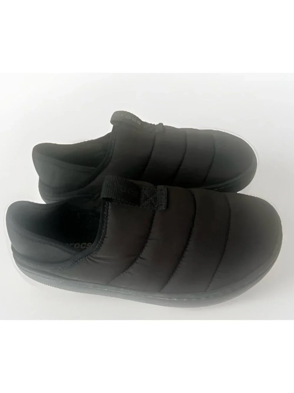Crocs Classic Puff Moc Black Size Men’s 9 Or Women’s 11